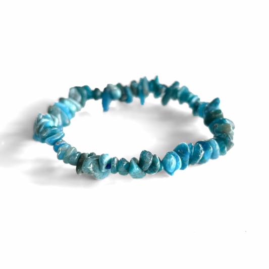 Apatite Bracelet - chip bead