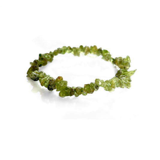 Peridot Bracelets - chip bead