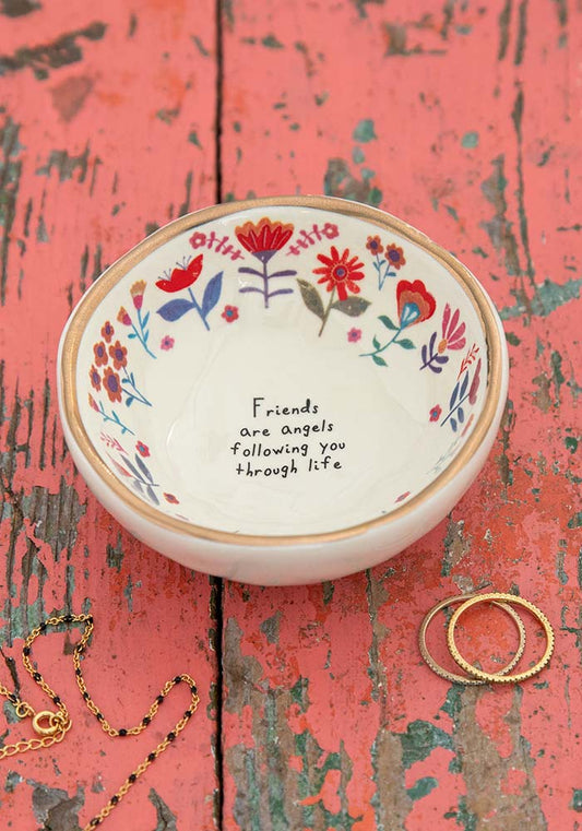 Trinket Dish / Bowl - Friends are Angels