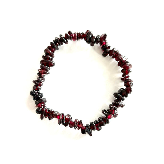 Garnet Bracelets - chip bead