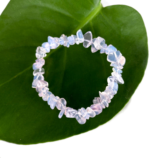 Pink Opalite Bracelets - chip bead