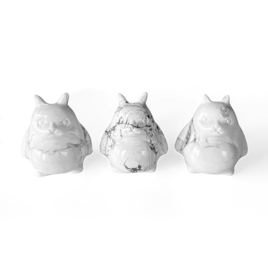 Howlite Totoro