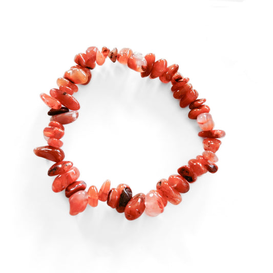 Carnelian Bracelets - chip bead