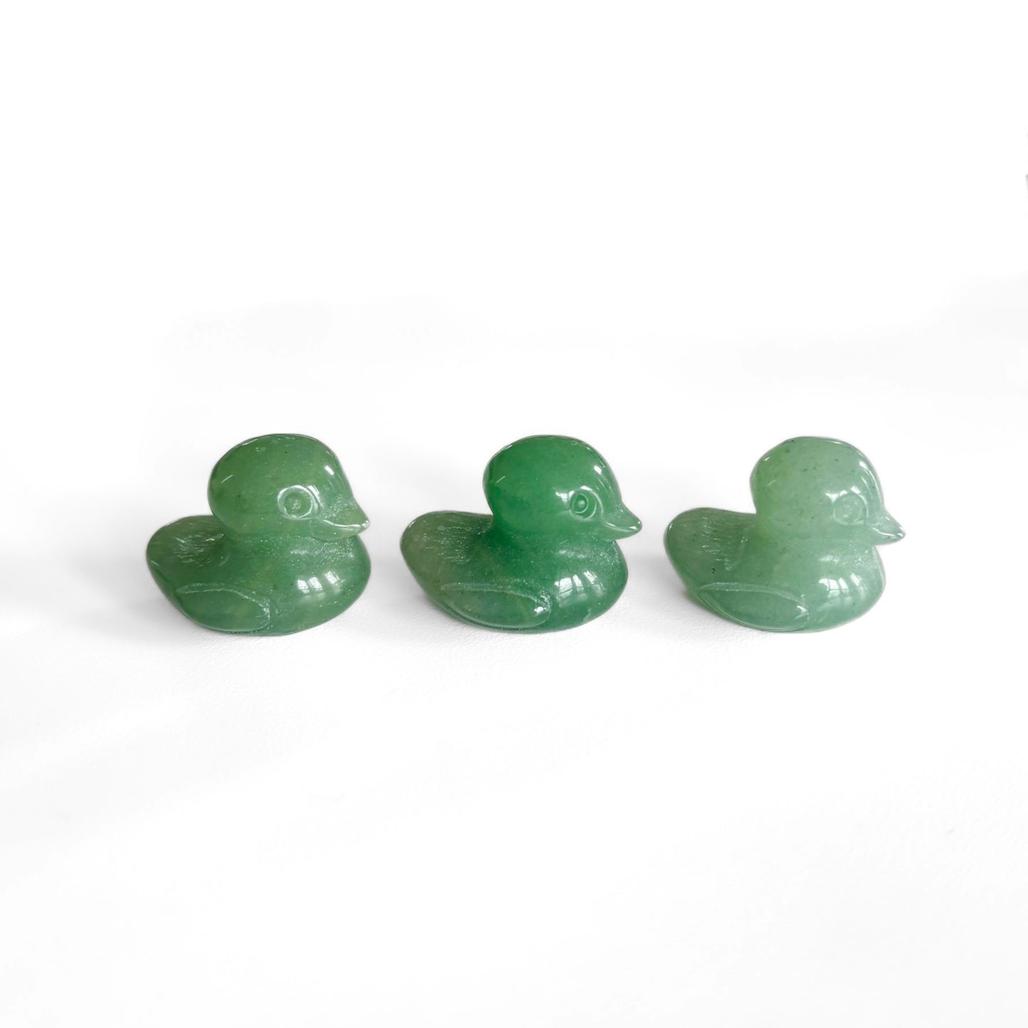 Green Aventurine Ducks