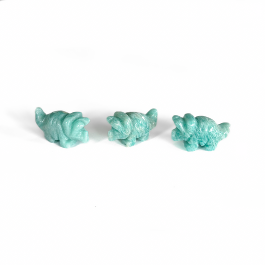 Amazonite Dinosaurs - triceratops