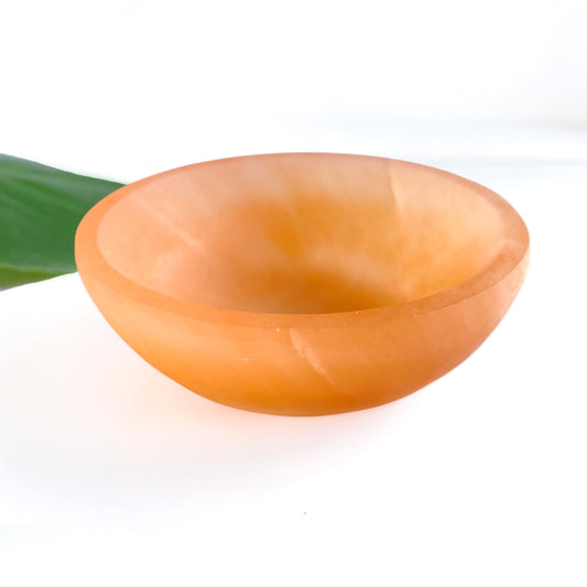 Orange Selenite Bowls/Dishes