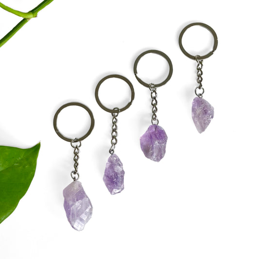 Amethyst Keyring - rough