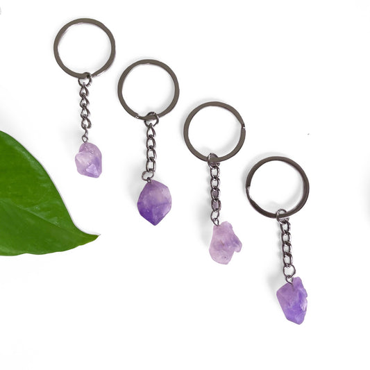 Amethyst Keyring - popcorn