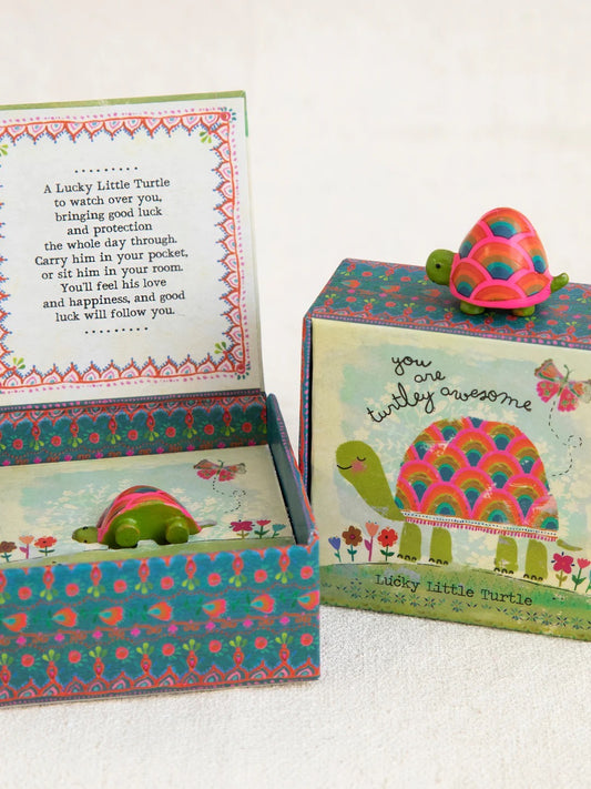 Turtle Charm in a Box