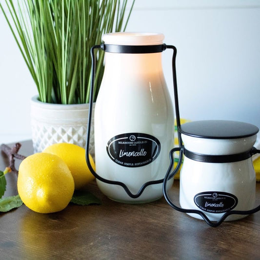 Milk House Limoncello Candle - Milk Bottle