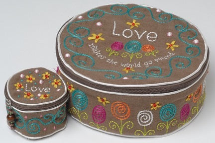 Cosmetic Bag - Love Makes the World Go Round