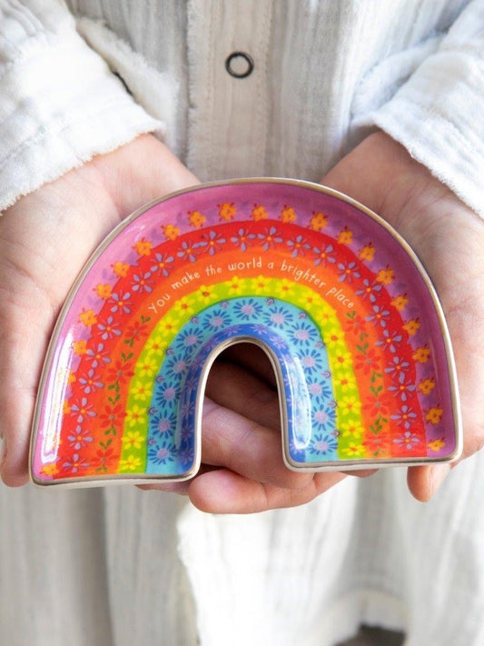 Trinket Dish - Rainbow You Make the World