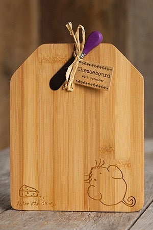 Mouse Cheese Board and Spreader