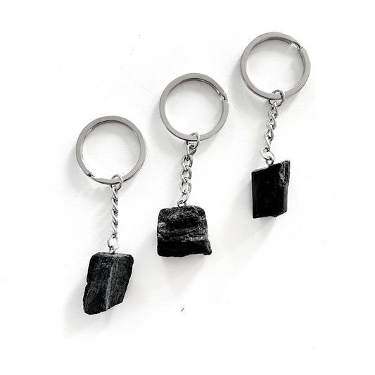 Black Tourmaline Keyring