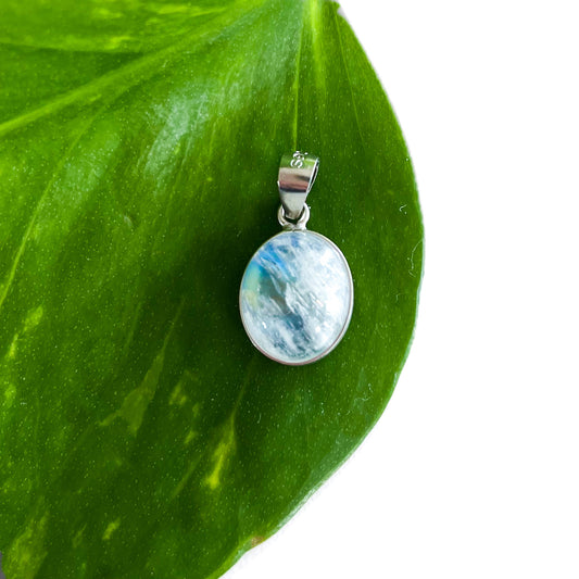 Rainbow Moonstone Pendants - set cabochon