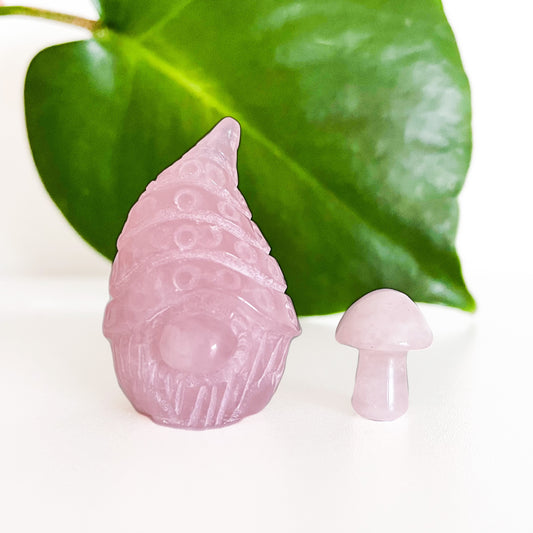 Rose Quartz Gnome