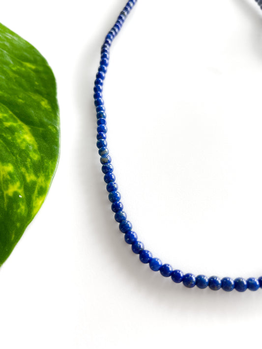 Lapis Lazuli Bead Necklace