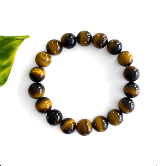 Tiger's Eye Bracelets - round bead