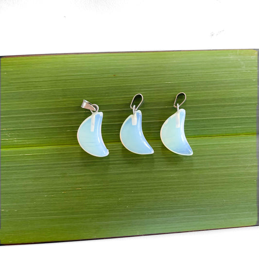 Opalite Pendants - moon