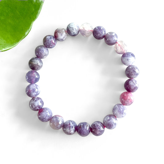 Unicorn Stone Bracelet - round bead