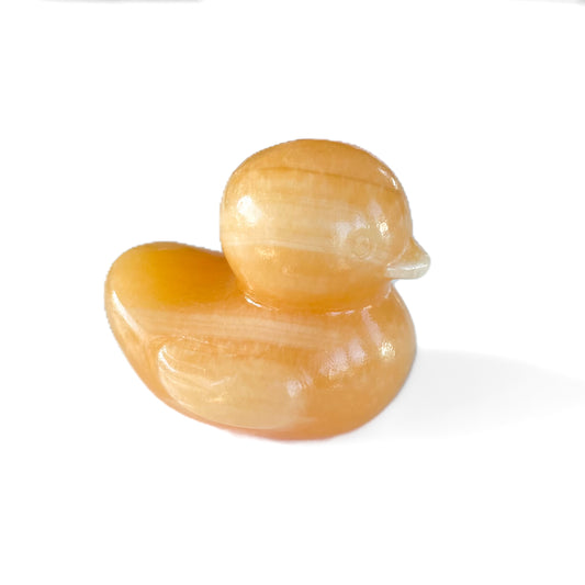 Orange Calcite Duck