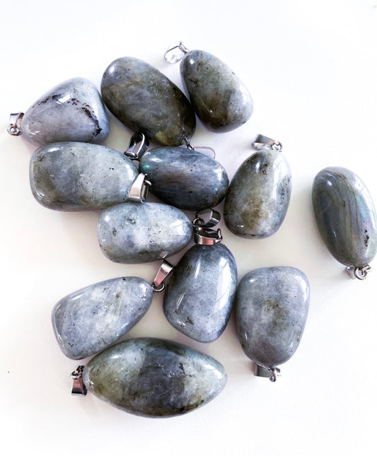 Labradorite Pendants - tumble