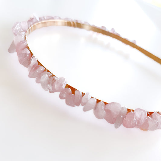 Rose Quartz Headband