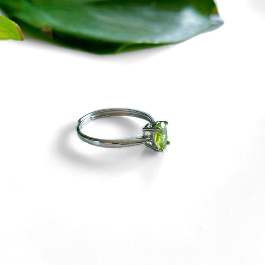 Peridot Rings - adjustable