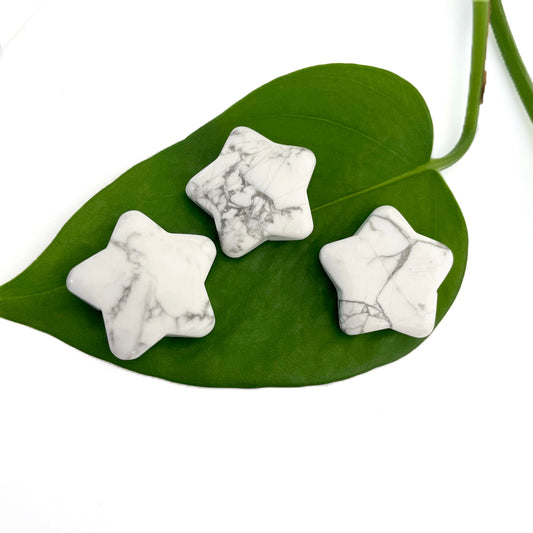 Howlite Stars