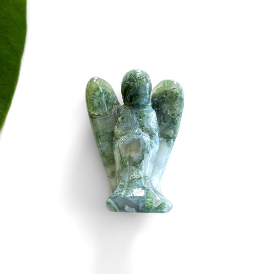 Moss Agate Angel