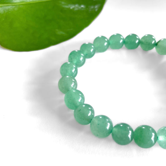 Green Aventurine Bracelet - round bead