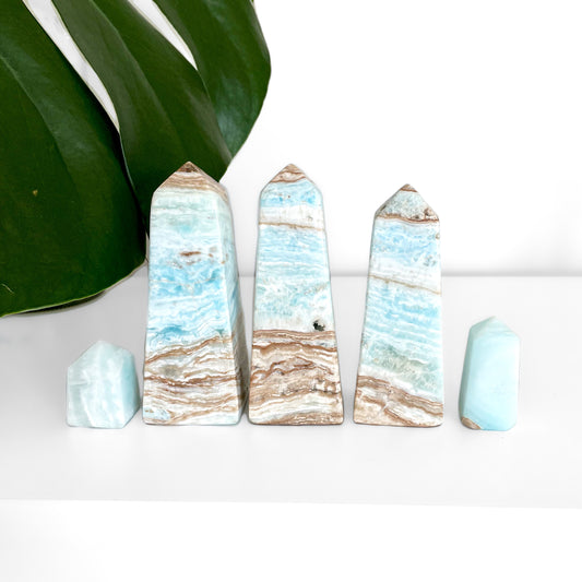 Caribbean Calcite Points & Towers