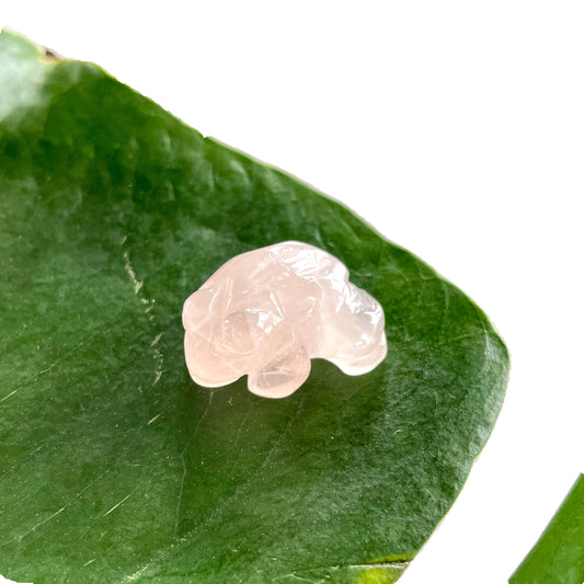 Rose Quartz Frog