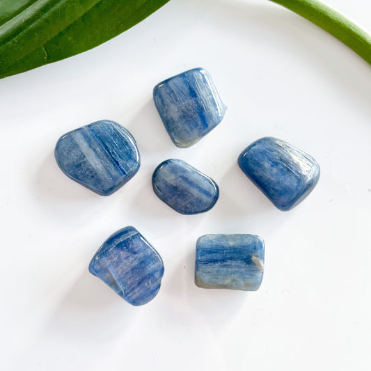 Blue Kyanite Tumbles