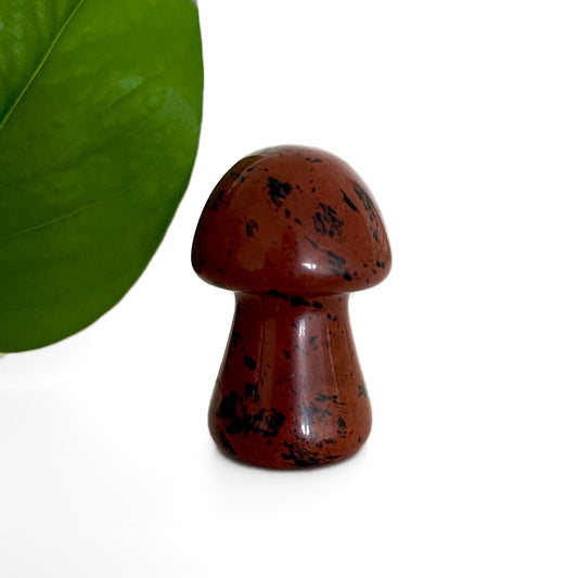 Mahogany Obsidian Mushroom