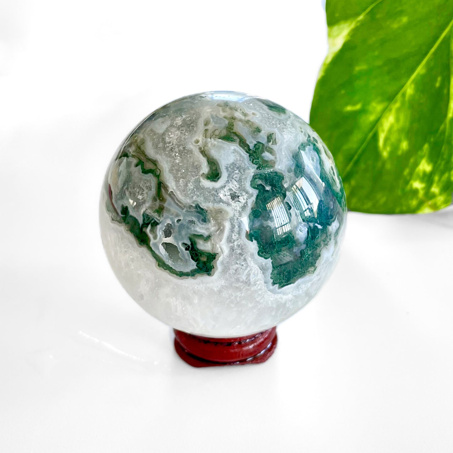 Moss Agate Sphere