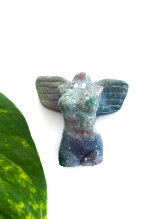 Ocean Jasper Body with Wings /  Angel