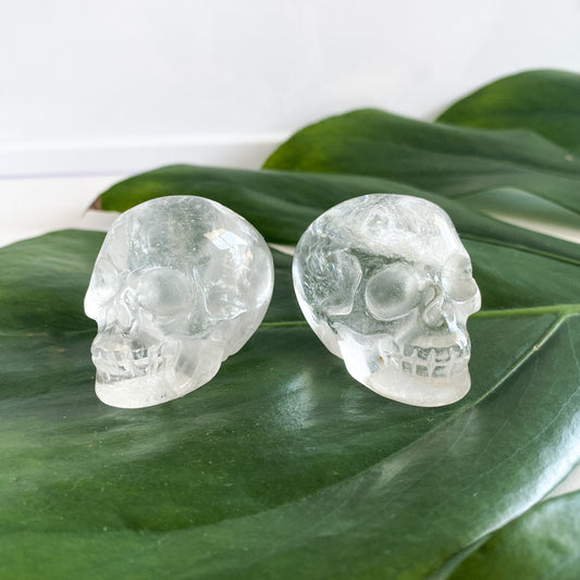 Clear Quartz Skull