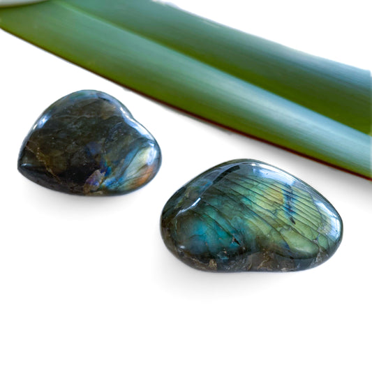 Labradorite Hearts