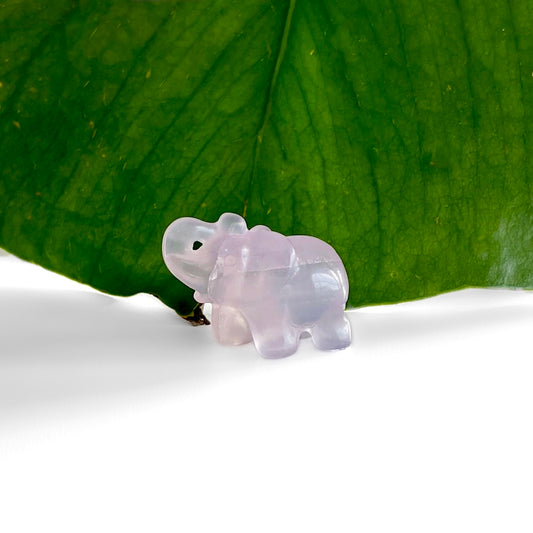 Lavender Fluorite Elephant