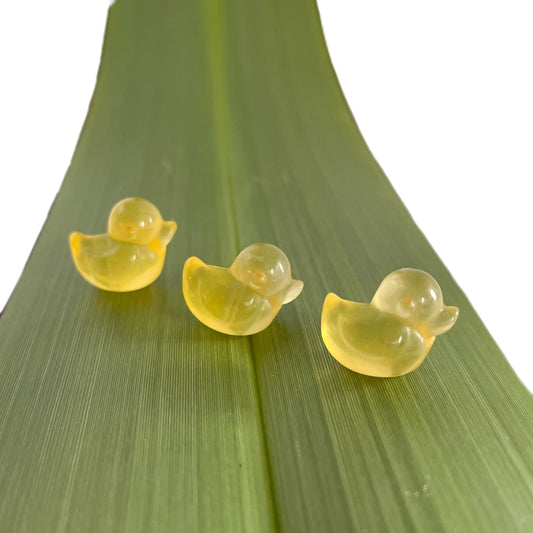 Yellow Fluorite Duck