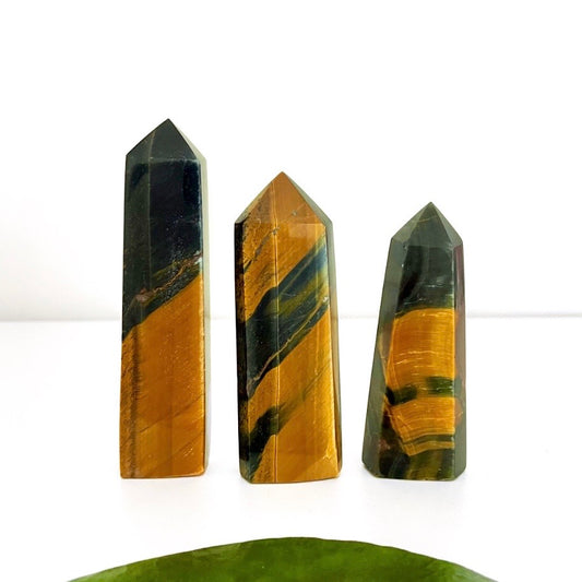 Blue Tiger's Eye Polished Points