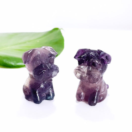 Rainbow Fluorite Scottish Terrier Dog