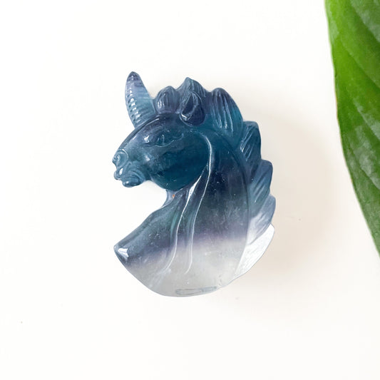 Rainbow Fluorite Unicorn