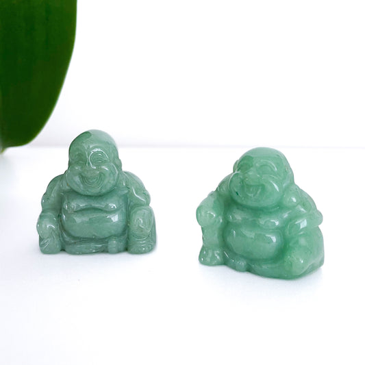 Green Aventurine Laughing Buddha