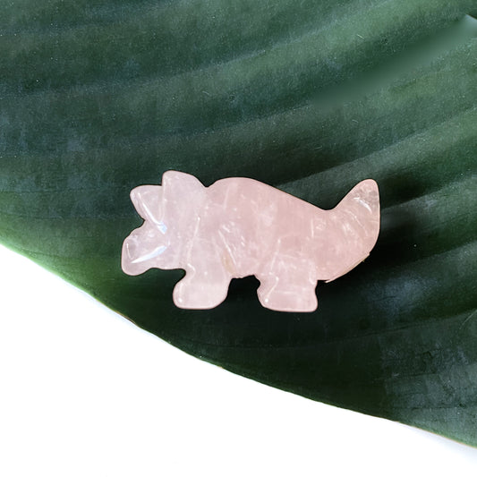 Rose Quartz Dinosaur