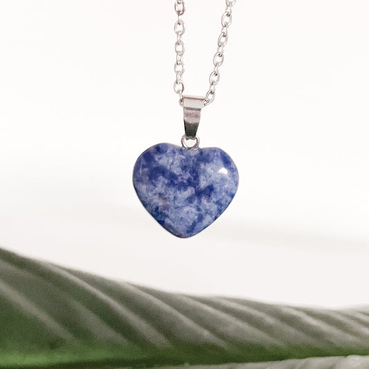 Sodalite Pendants - heart