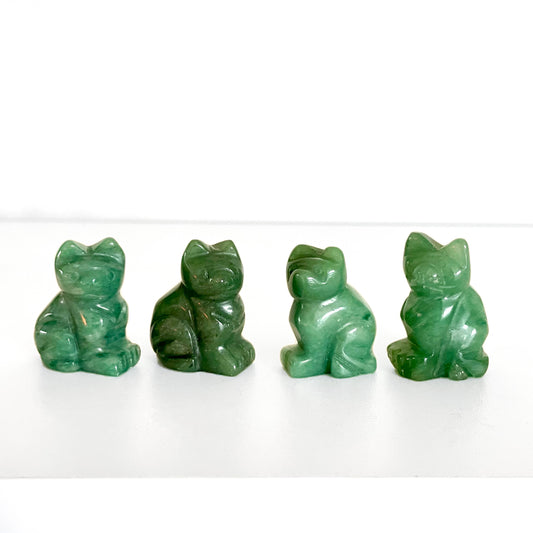 Green Aventurine Cat