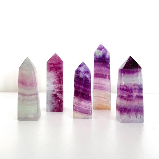 Magenta Fluorite Tower