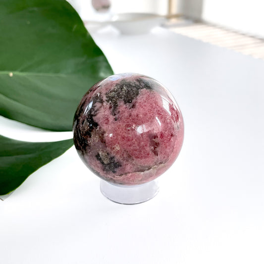 Rhodonite Sphere